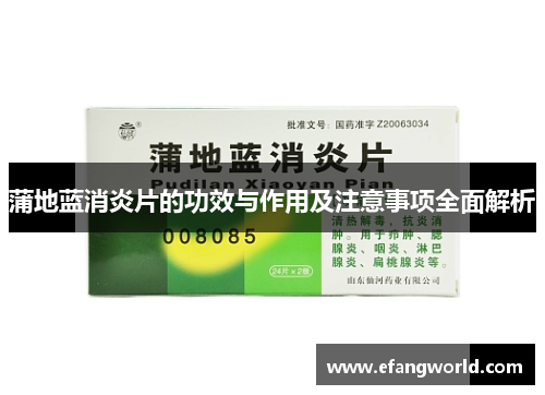 蒲地蓝消炎片的功效与作用及注意事项全面解析